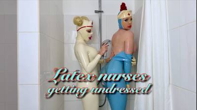 Latex Nurses Getting Undressed