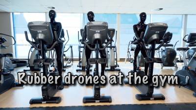 Rubber Drones At The Gym
