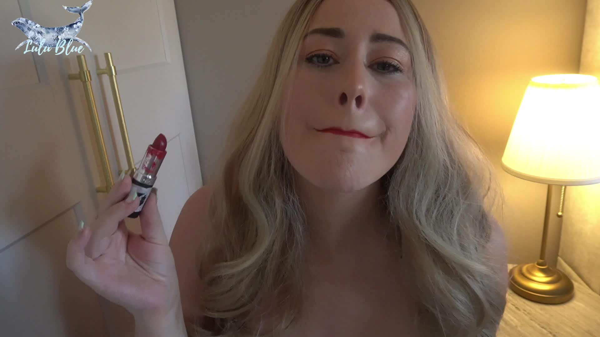 Lipstick Fetish Punishment- Marking My Territory