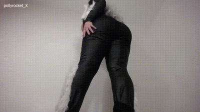 Black Cat Dildo Riding