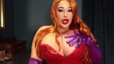 Jessica Rabbit Red Lipstick Fetish