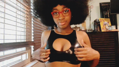 Big Tits + Shiny Latex ASMR | Short Tease