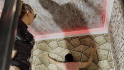 Zeida And Mahogany Whipping The Short Slave And The Cameraman Slave