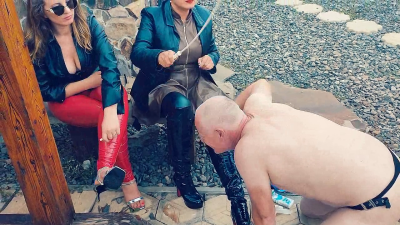 Old Slave Humiliated And Used By Zeida And Roberta