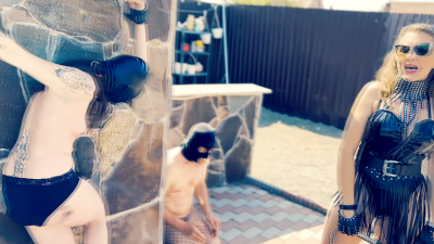 Brutal Breast Whipping- Arrogant Sadists Destroying Skinny Slave Girl