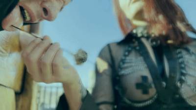 Arrogant Ladies Needle Play Outdoor