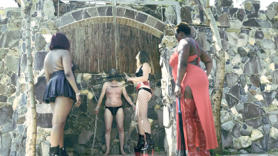 Interracial Wild Chest Flogging- Ebony Miss Imani, BBW Miss Praline And Mistress Zeida