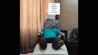 Tied My Slave On Couch And Riding His Face Wild