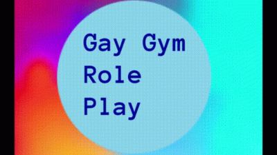 Gay Gym Role Play