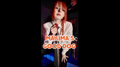 Makima's Good Dog- Leashed Humiliation JOI With Princess Diss
