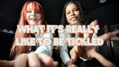 What It's Really Like To Be Tickled By Princess Diss & Goddess Luna Law- Double Domme Tickling POV