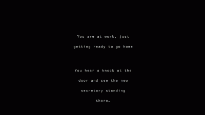 Caught By The New Secretary At Work!