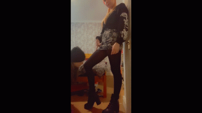 Femsub Worships Mistress' Tights Findom Femdom Paypig