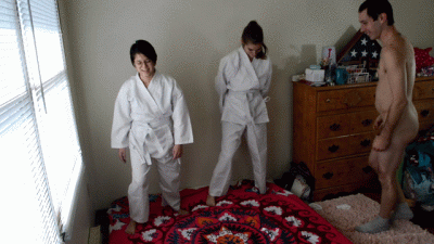 Karate Partners Team Up For Trampling