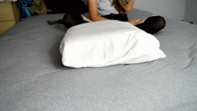 Headsitting With Stitch's Nylon Foot Smother