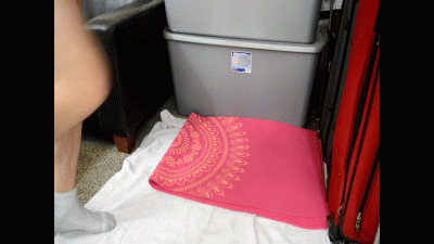 Luna Barefoot Tramples My Nude Body