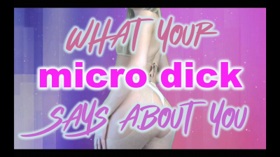 What Your Micro Dick Says About You
