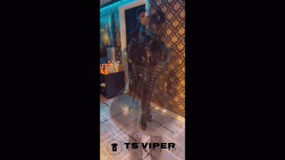 TS Viper The Drone Experience Latex Rubber Gasmask Masturbation Cumshot Latex Glove Smoking 120 Mm