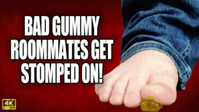 Kingmarti: Bad Gummy Roommates Get Stomped On! 4K