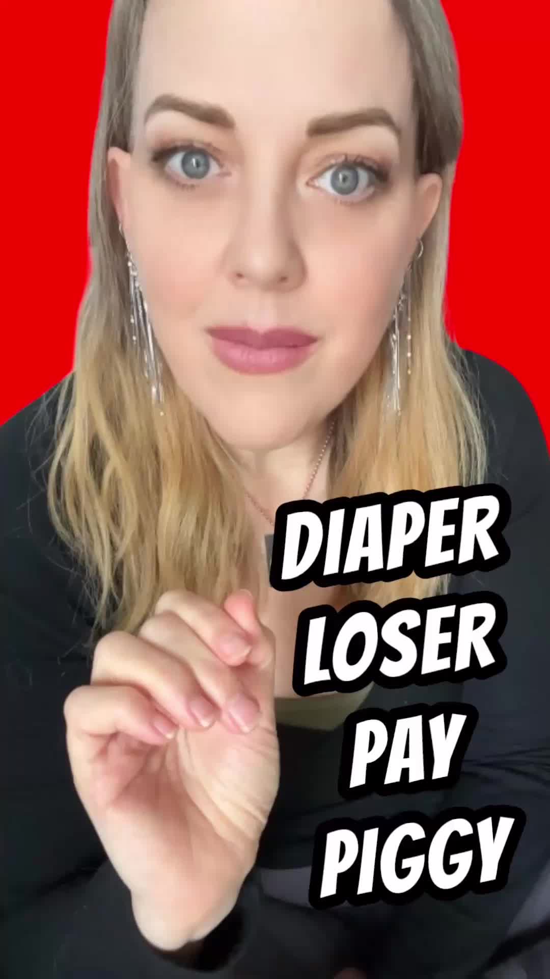 Diaper Loser Paypig For Goddess Of Destruction