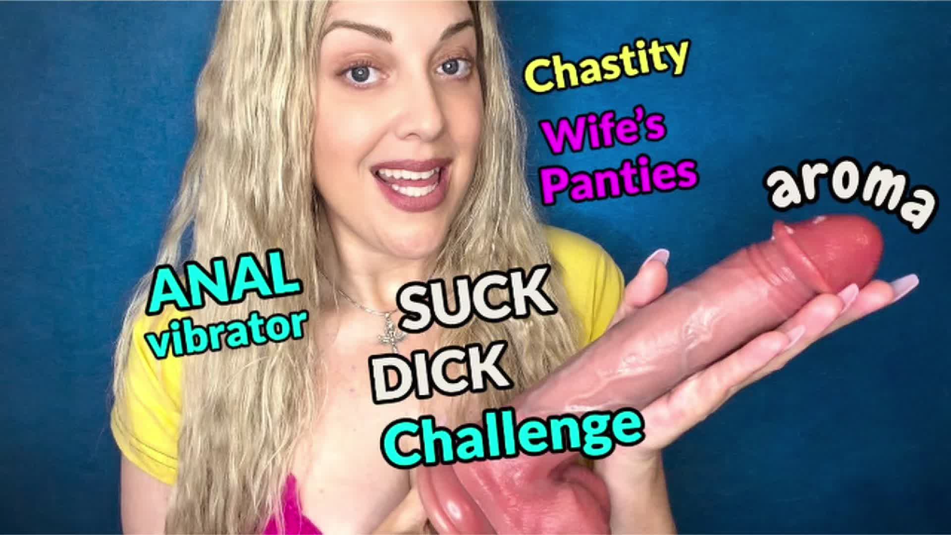 Suck Dick Challenge- Aroma- Panties- Anal Vibrator