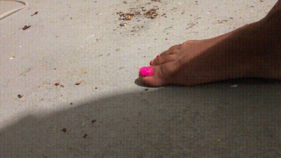 Cigarette Barefoot Trampling