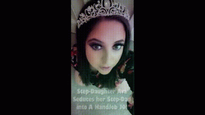 Step-Daughter Fantasy Ava Seduces Step-Dad Fantasy Into JOI