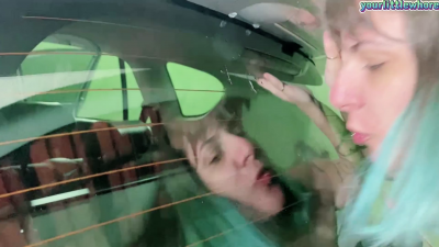 Wet & Messy Spit Snot Play On Car