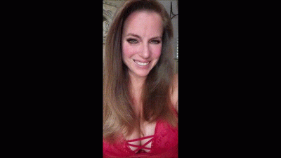 MILF Nikki In Sexy Red Lingerie Masturbating And Giving You JOI