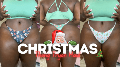 Christmas Thong Tryon Haul