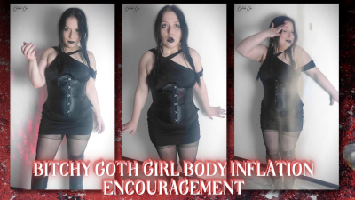 Delilah Dee - Bitchy Goth Girl Body Inflation Encouragement ...