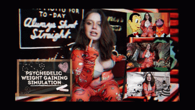 Psychedelic Weight Gaining Simulation POV Gets Mesmerized & Fattened Up By A Virtual Simulation!!