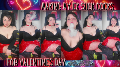 Making My Ex Suck Cocks For Valentine's Day
