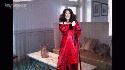 Red Satin To Nude Goddess