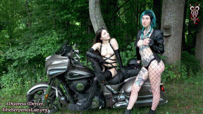 Dirty Leather Bike Bitches