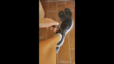 Tiny In The Gym Shoe