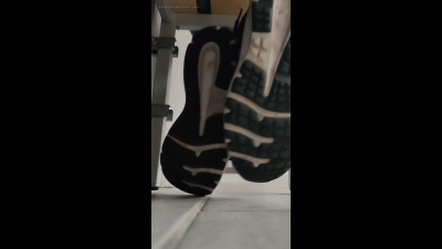 Soles In Gym Changing Room