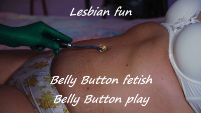 Lesbian Bellybutton Fun With My Stepmom