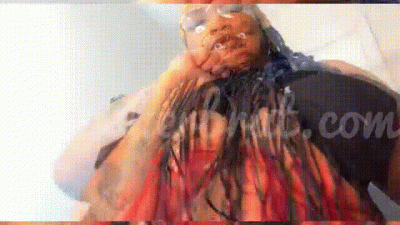 Shiny Red Nightmare Topless