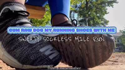 Cum Raw Dog My Running Shoes With Me Sweaty Sockless Mile Run Mp4