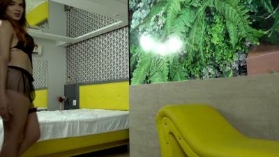 Trans Redhead Seduces A Fucking Machine