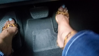 Hard Driving In Leopard Print Hh Sandals(Full Video)
