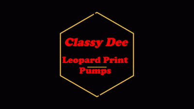 Leopard Print Pumps Drive (Non Pip)