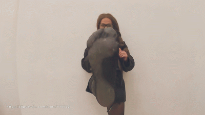 Ania Half Black Gi And Pantyhose POV Kicks And Footjob