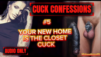 Your New Home Is The Closet Cuck: Cuckold Life Watching Wife Take BBC & Cleaning Up After