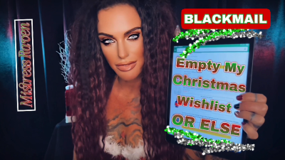 Empty My Christmas Wishlist Or Else- Blackmail-Fantasy