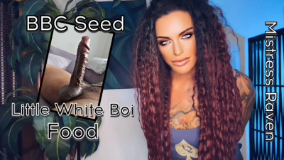 BBC Seed Little White Bois Food Mistress Raven Instructs You To Jerk While She Feeds You Superior BBC Seed BBC, Gay Jerk Off Instruction, Cum Countdown, CEI, Cum Countdown