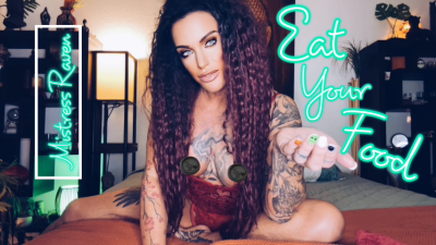 Eat Your Food- Mistress Raven Gives Jerk Off Instructions While Taunting You About Eating Your Own Cum- CEI, Humiliation JOI