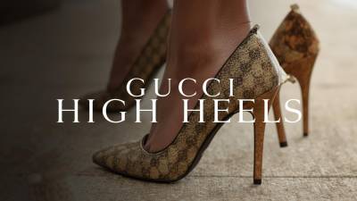 Gucci High Heels In Control - Toe Tapping & Pedal Pumping Fetish