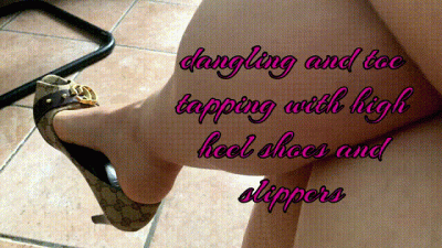 Dangling And Toe Tapping With Gucci Shoes And Slippers POV